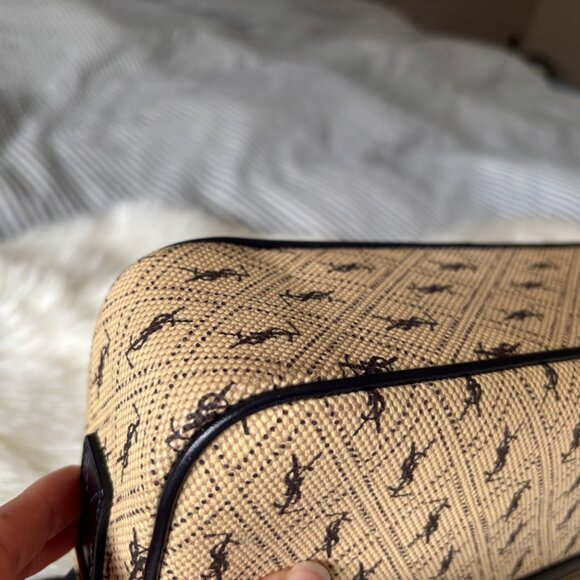Saint Laurent Canvas Monogram All Over Camera Bag - Picture 3 of 11